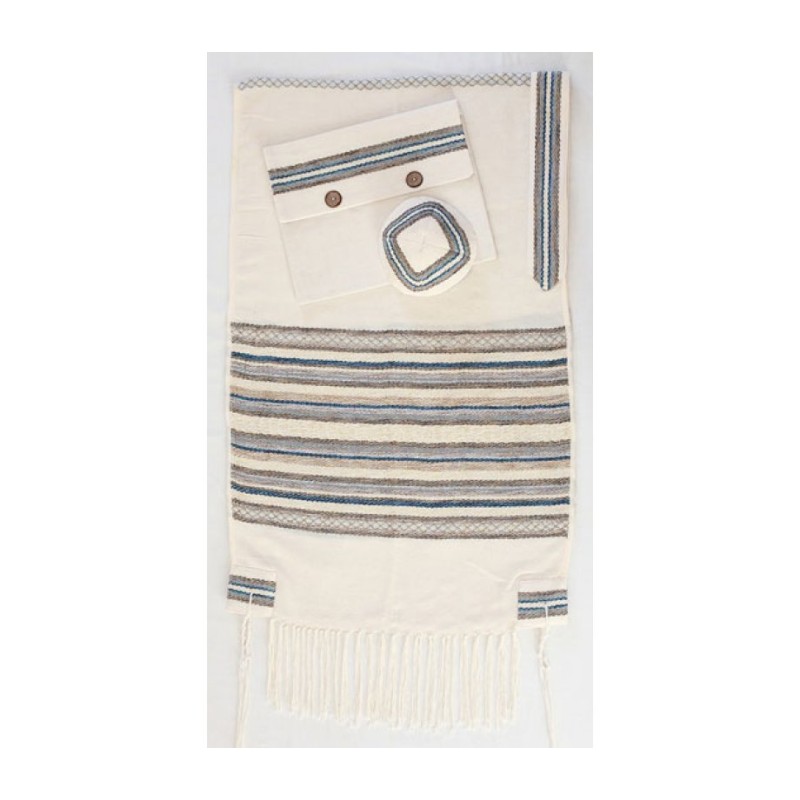 Weaving Creation Hand Woven Tallit Hod Ma... | Weaving Creation Tallit