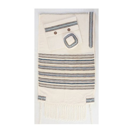 Weaving Creation Hand Woven Tallit Hod Ma... | Weaving Creation Tallit