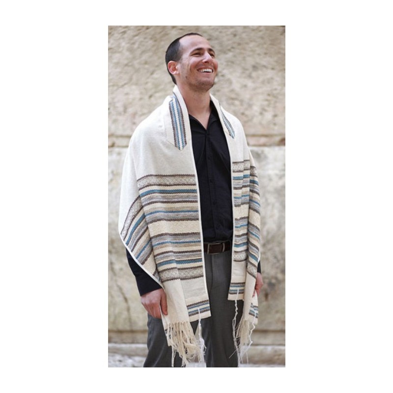 Weaving Creation Hand Woven Tallit Hod Ma... | Weaving Creation Tallit