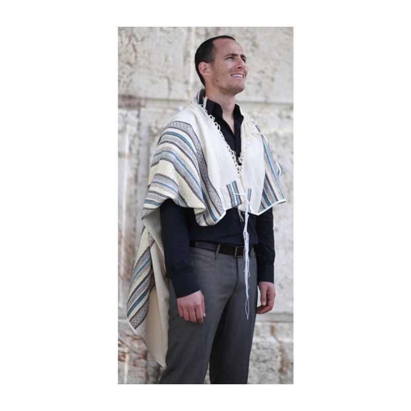 Weaving Creation Hand Woven Tallit Hod Ma... | Weaving Creation Tallit
