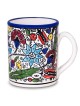 Coffee Mug - Flowers. Armenian Ceramic