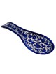Blue Flowers Spoon Rest. Armenian Ceramic