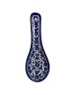 Blue Flowers Spoon Rest. Armenian Ceramic
