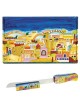 Yair Emanuel Wooden Challah Board, Knife and Stand - Jerusalem