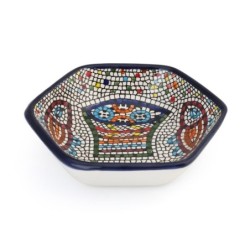Fish Hexagonal Bowl. Armenian Ceramic