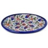 Flowers Oval Plate. Armenian Ceramic