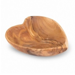 Olive Wood Heart Bowl