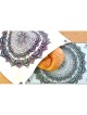 Dorit Judaica Challah Board With Mandala Pattern and Shabbat Verses (B