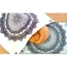 Dorit Judaica Challah Board With Mandala Pattern and Shabbat Verses (B