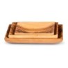 Olive Wood Deep Nesting Trays (Set of 3)