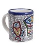 Mosaic Fish Mug (Tabgha). Armenian Ceramic