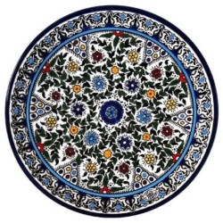 Flowers Plate. Armenian Ceramic (B)