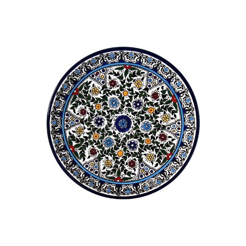 Flowers Plate. Armenian Ceramic (B)