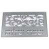 Dorit Judaica Stainless Steel Shabbat Shalom Board - Pomegranates