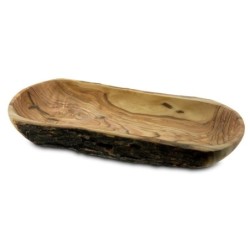 Large Olive Wood Deep Tray