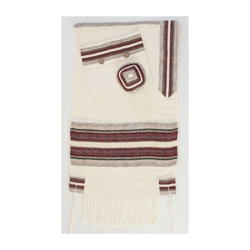 Weaving Creation Hand Woven Tallit Netzac... | Weaving Creation Tallit