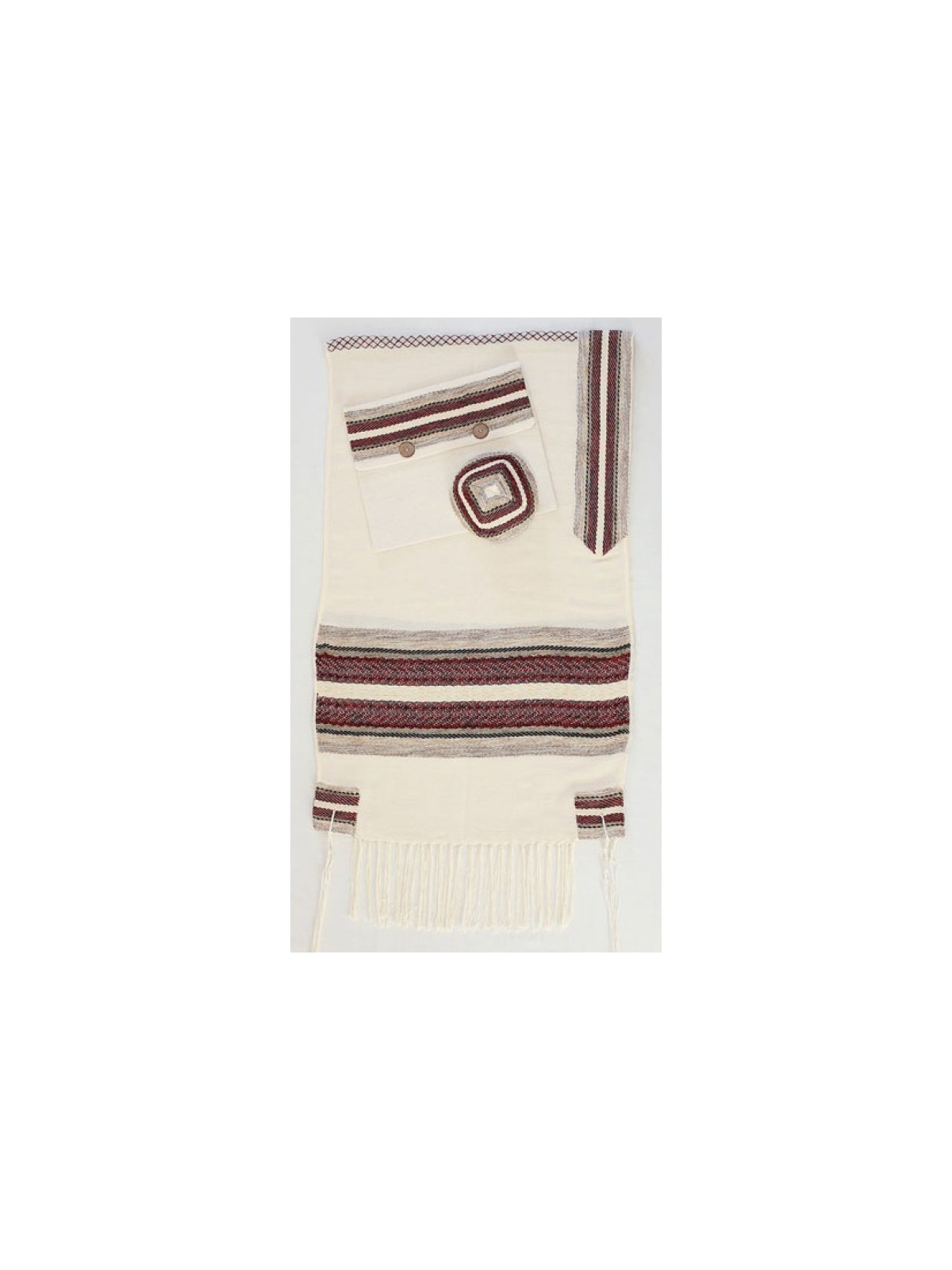 Weaving Creation Hand Woven Tallit Netzac... | Weaving Creation Tallit