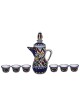 8-Piece Coffee Set - Flowers. Armenian Ceramic