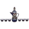8-Piece Coffee Set - Flowers. Armenian Ceramic