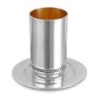 Bier Judaica Polished 925 Sterling Silver Kiddush Cup Set With Beaded