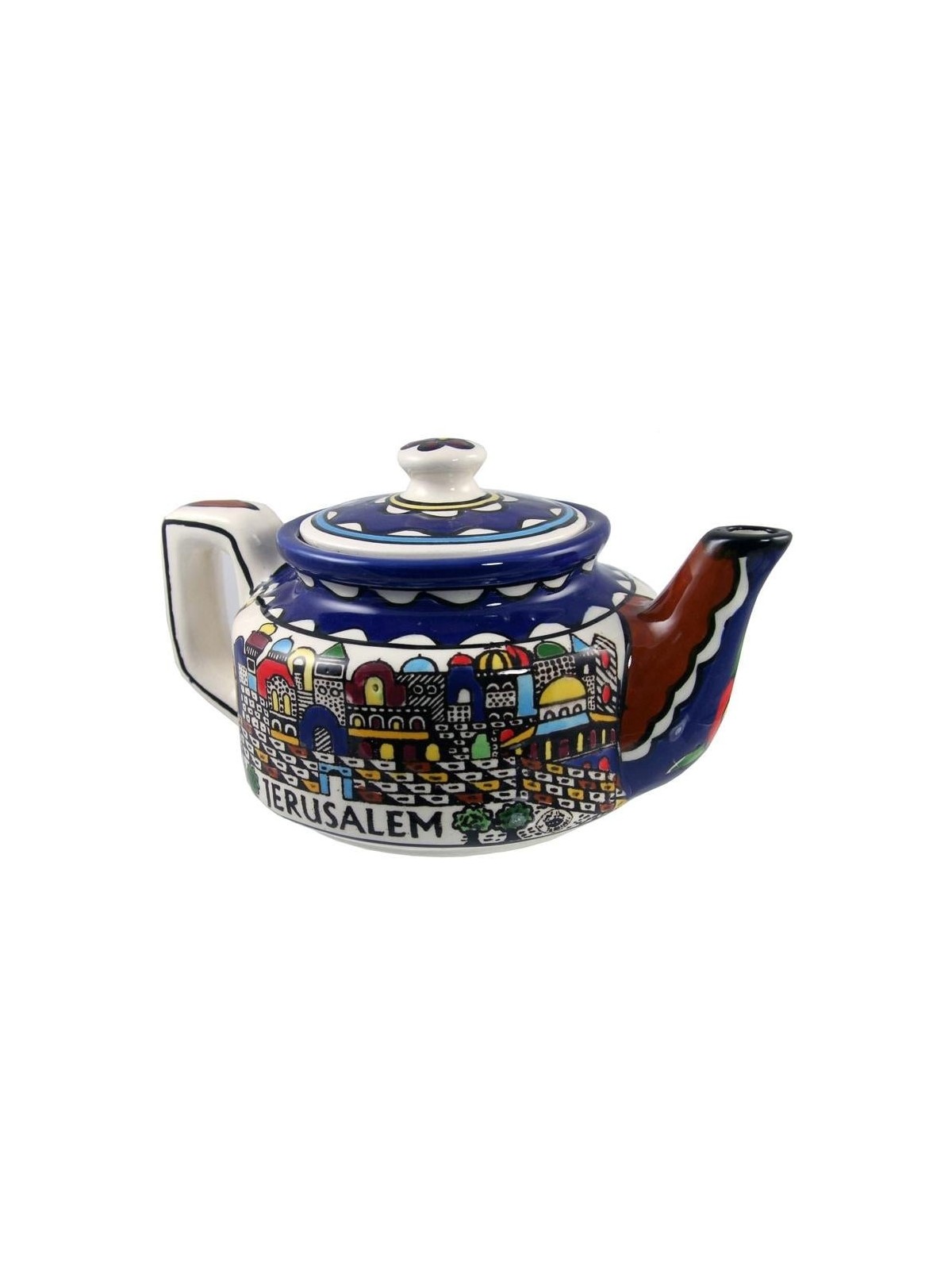 Jerusalem Teapot. Armenian Ceramic