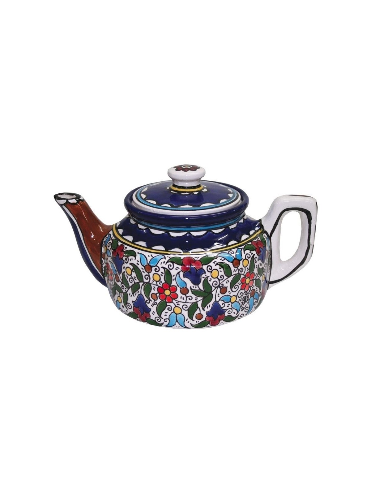 Flowers Teapot. Armenian Ceramic