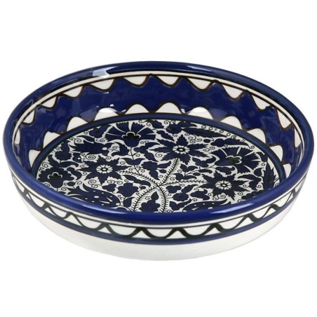 Flowers Bowl (Blue). Armenian Ceramic