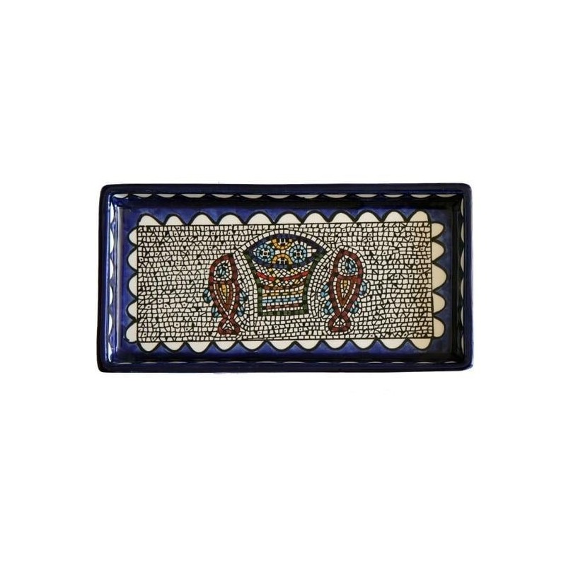 Mosaic Fish Tray. Armenian Ceramic