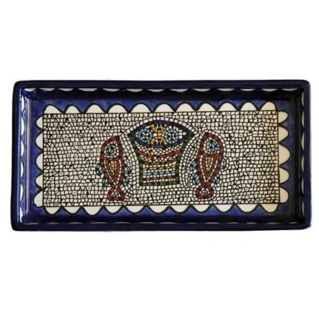 Mosaic Fish Tray. Armenian Ceramic