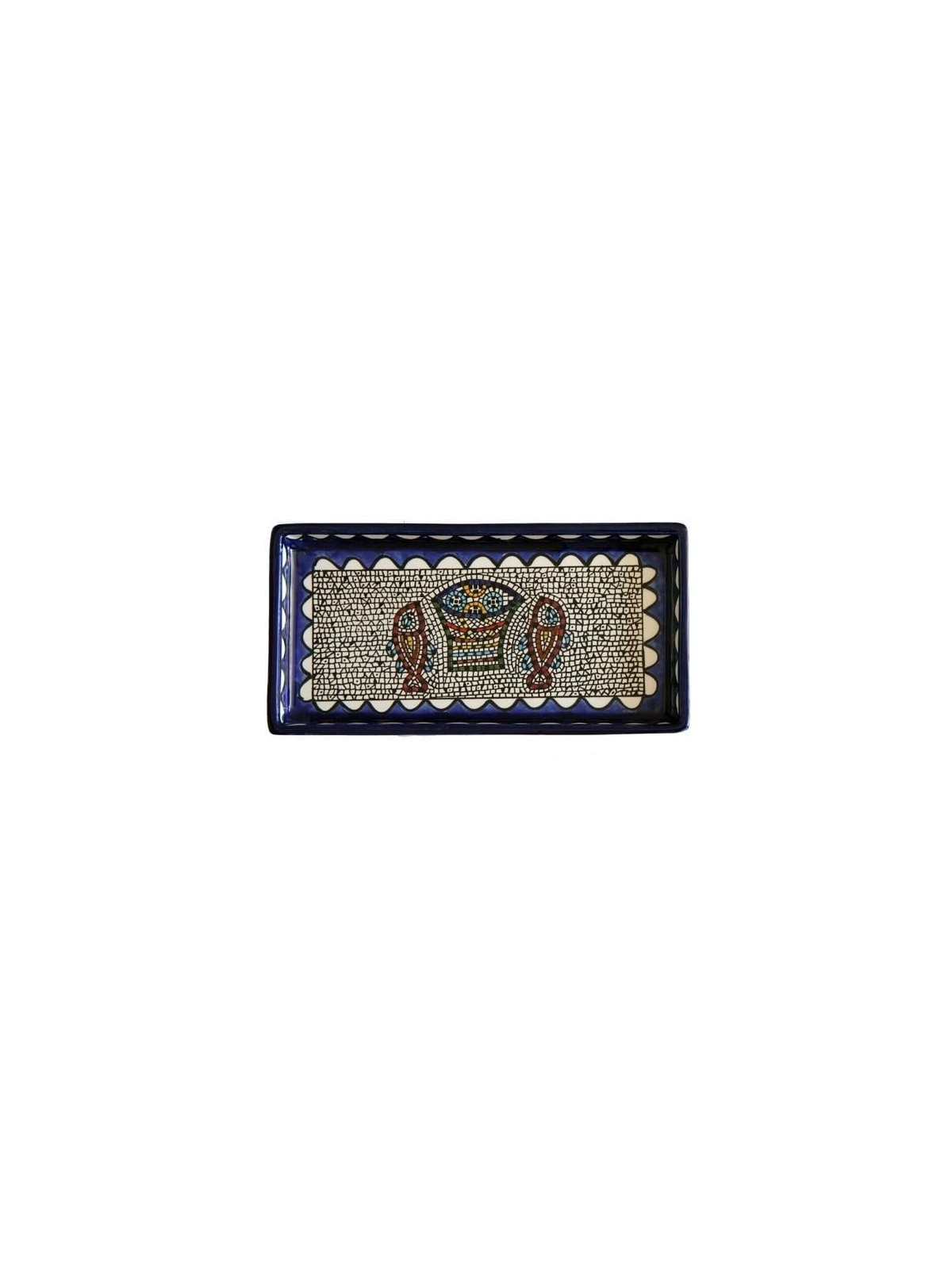 Mosaic Fish Tray. Armenian Ceramic