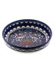 Peacocks Bowl. Flower and Grapevines. Armenian Ceramic