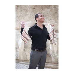 Weaving Creation Hand Woven Tallit Gevura... | Weaving Creation Tallit