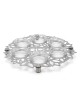 Elegant Seder Plate With Petal Cut Out By Dorit Judaica