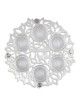 Elegant Seder Plate With Petal Cut Out By Dorit Judaica