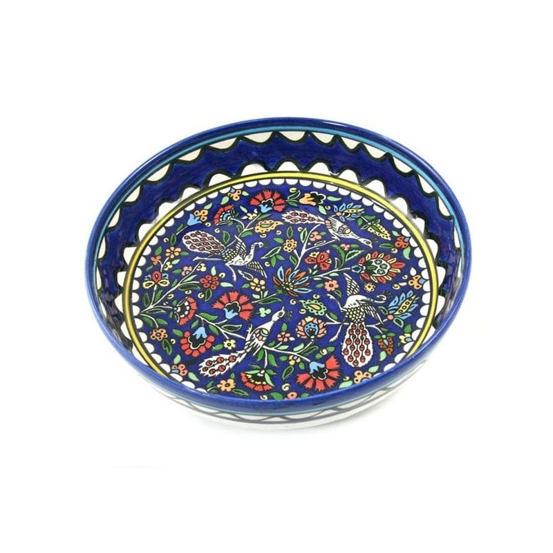 4-Peacock Bowl. Armenian Ceramic