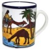 Coffee Mug - Jerusalem (Camels). Armenian Ceramic