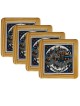 Set of 4 Jerusalem Coasters. Armenian Ceramic
