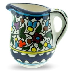 Flowers Milk Pot. Armenian Ceramic