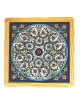 Flowers Trivet - Circle in Square (Medium). Armenian Ceramic