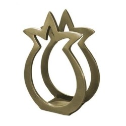 Yair Emanuel Aluminum Napkin Holder - Pomegranate - Olive