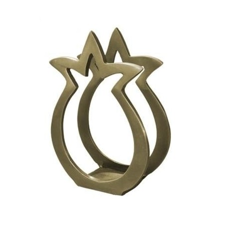 Yair Emanuel Aluminum Napkin Holder - Pomegranate - Olive