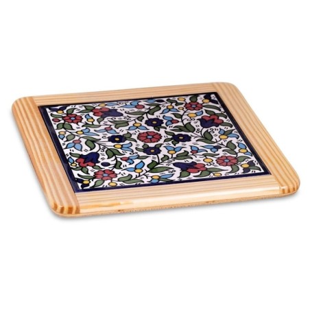 Flowers Trivet - Classic (Medium) - B. Armenian Ceramic