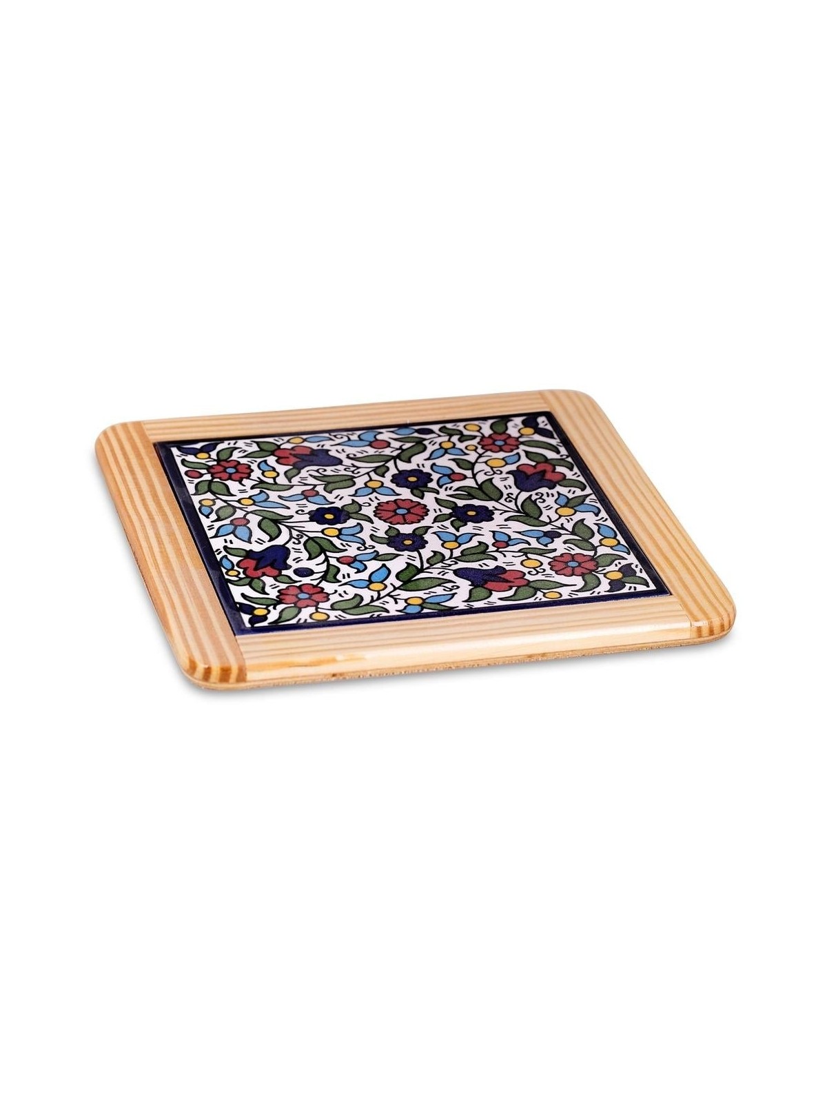 Flowers Trivet - Classic (Medium) - B. Armenian Ceramic