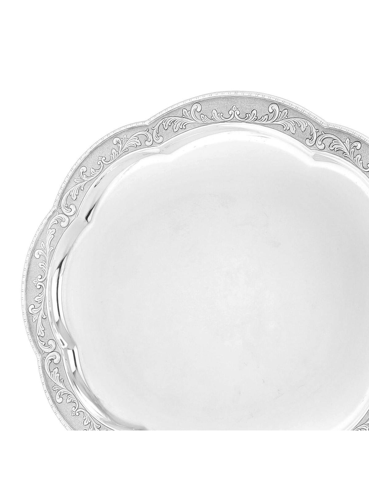 Luxurious Silver-Plated Shabbat Candlestick Tray by Hazorfim