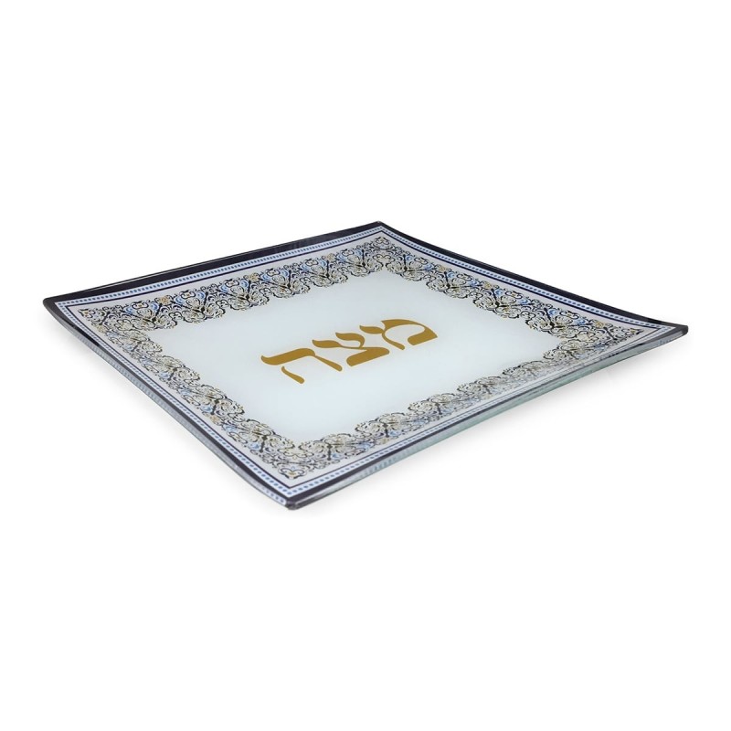 Ornate Designer Matzah Plate