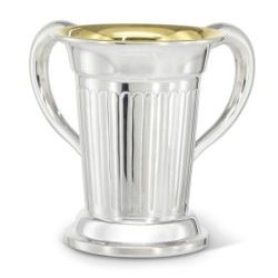 Silver-Plated Netilat Yadayim Cup by Hazorfim