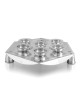Luxurious Seder Plate By Bier Judaica (925 Sterling Silver)