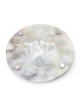Jordana Klein Gray Marble Glass Matzah Plate