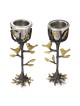 Yair Emanuel Handmade Tree of Life Shabbat Candlesticks