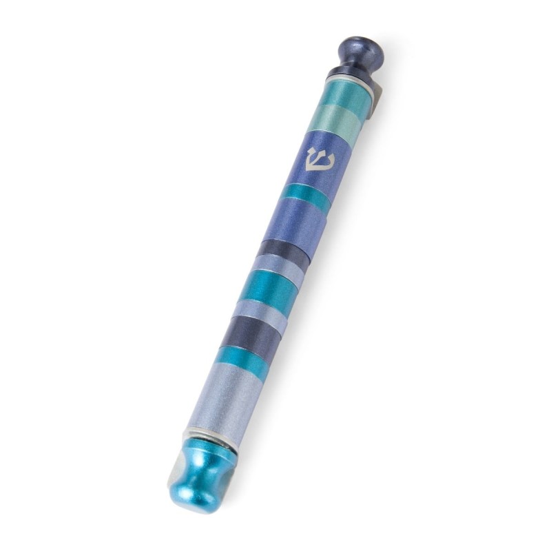 Yair Emanuel Large Designer Aluminum Mezuzah Case (Choice of Colors)